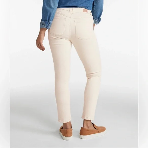 ✨NWT✨L.L. Bean BeanFlex®Jeans, High-Rise Slim-Leg Ankle - Picture 3 of 6
